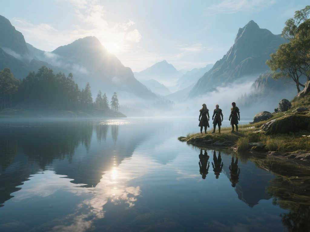 《博德之门3》摄影模式精选:湖光山色与魅惑舞团! 《博德之门3》摄影模式精选:湖光山色与魅惑舞团!